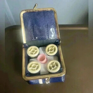 Vintage travel sewing kit.